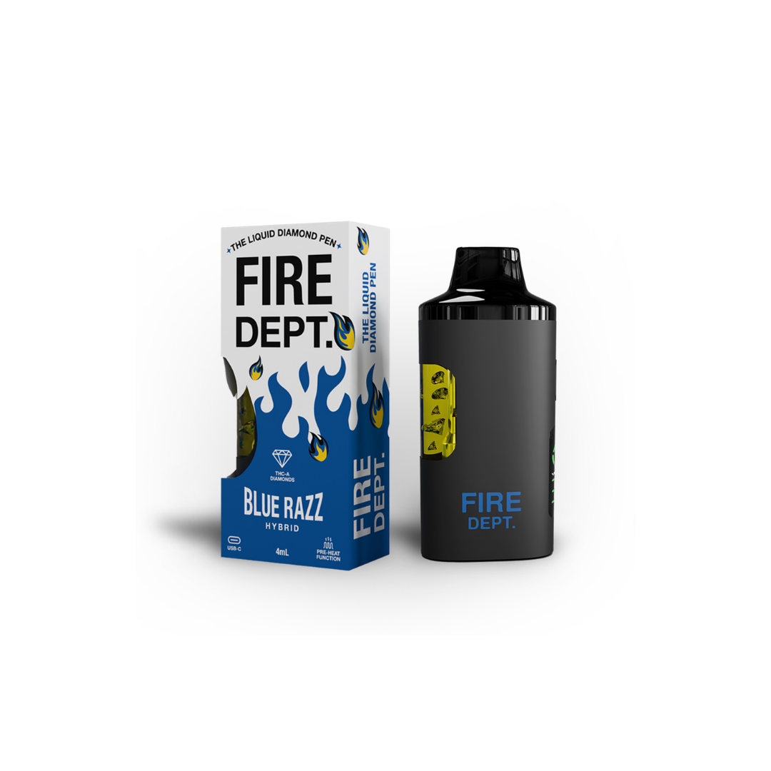Blue Razz 4ml Disposable Vape Hybrid GoldenDazeHemp Blue Razz 4ml Disposable Vape Hybrid GoldenDazeHemp