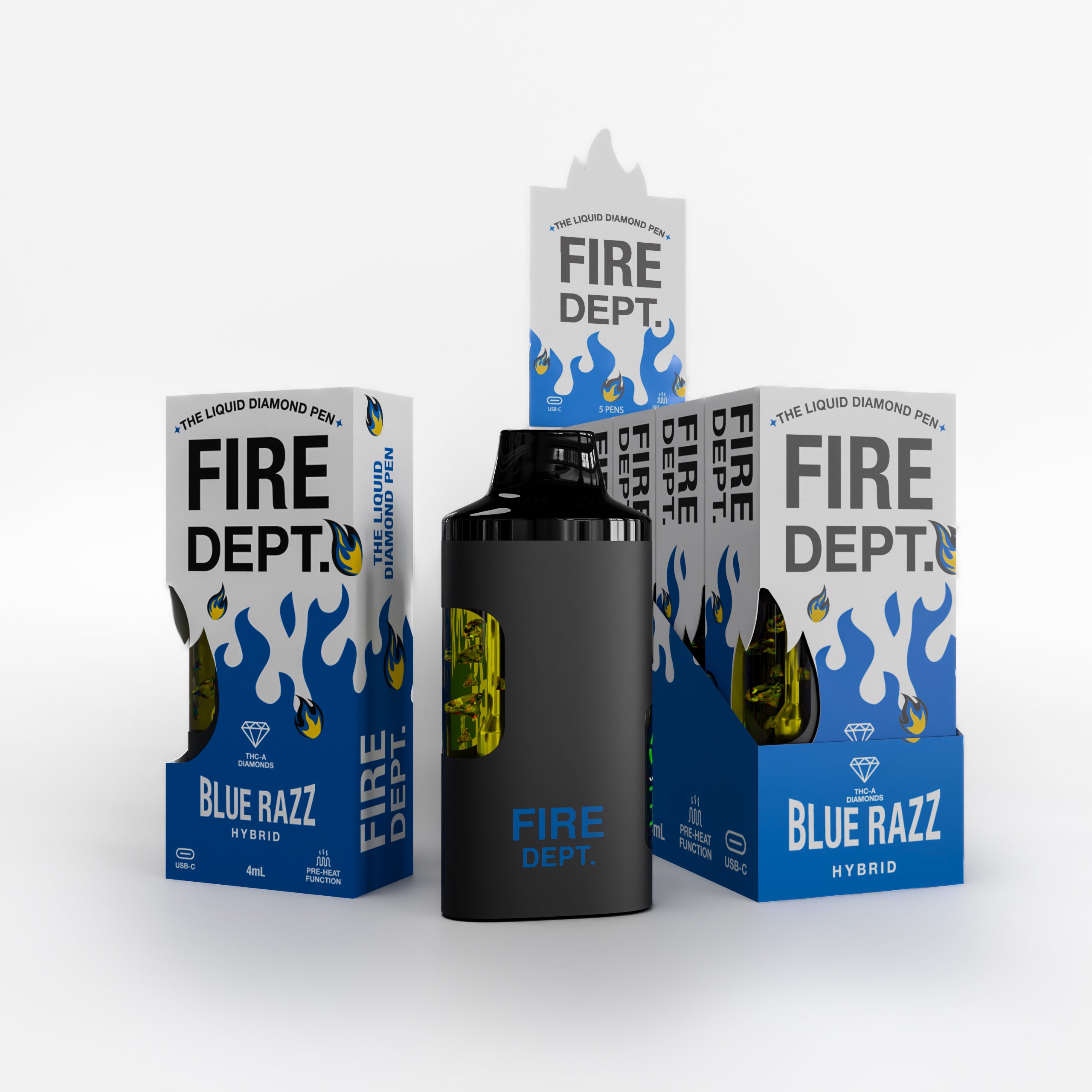 Blue Razz • 4ml Disposable Vape • Hybrid