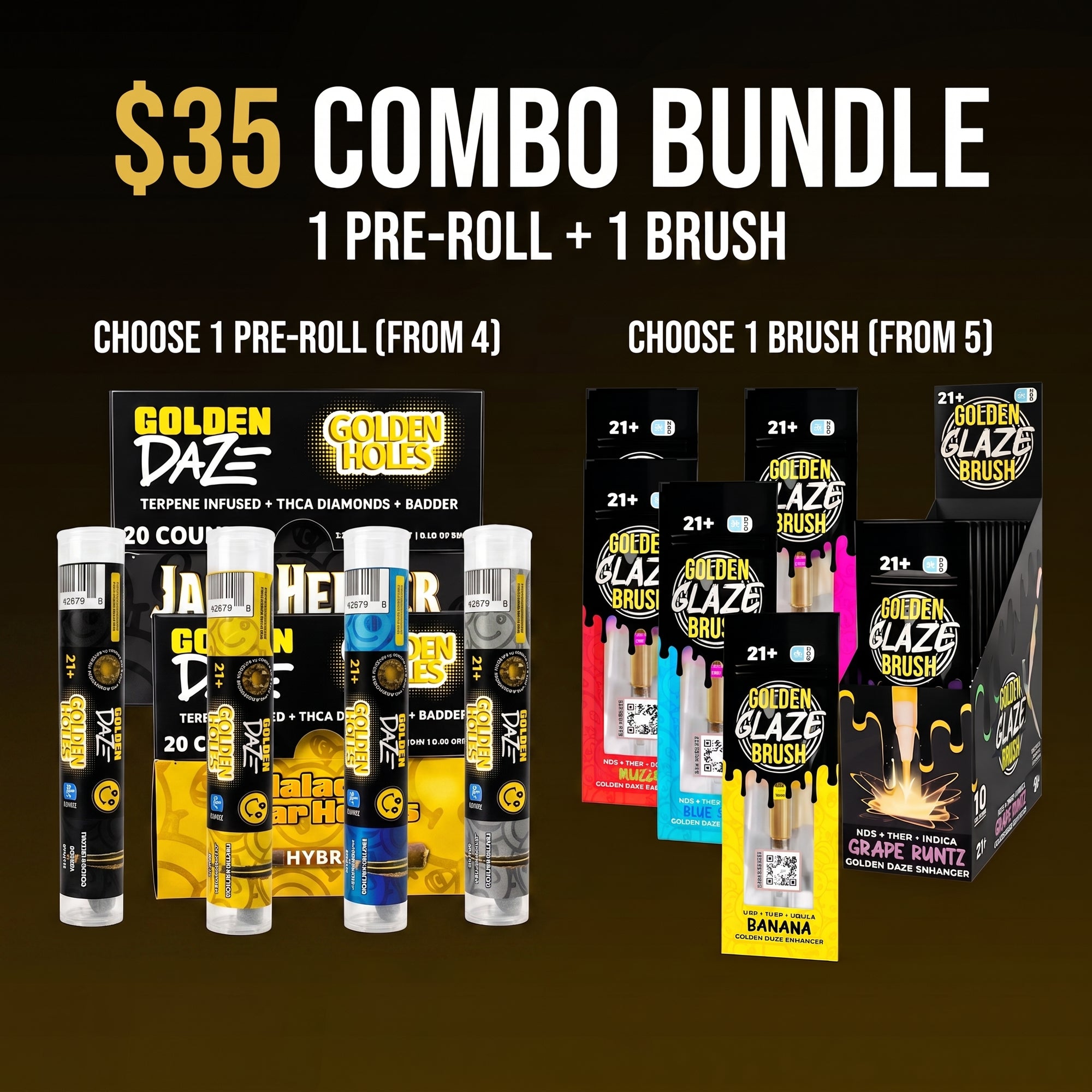 The $35 Glaze & Roll Combo