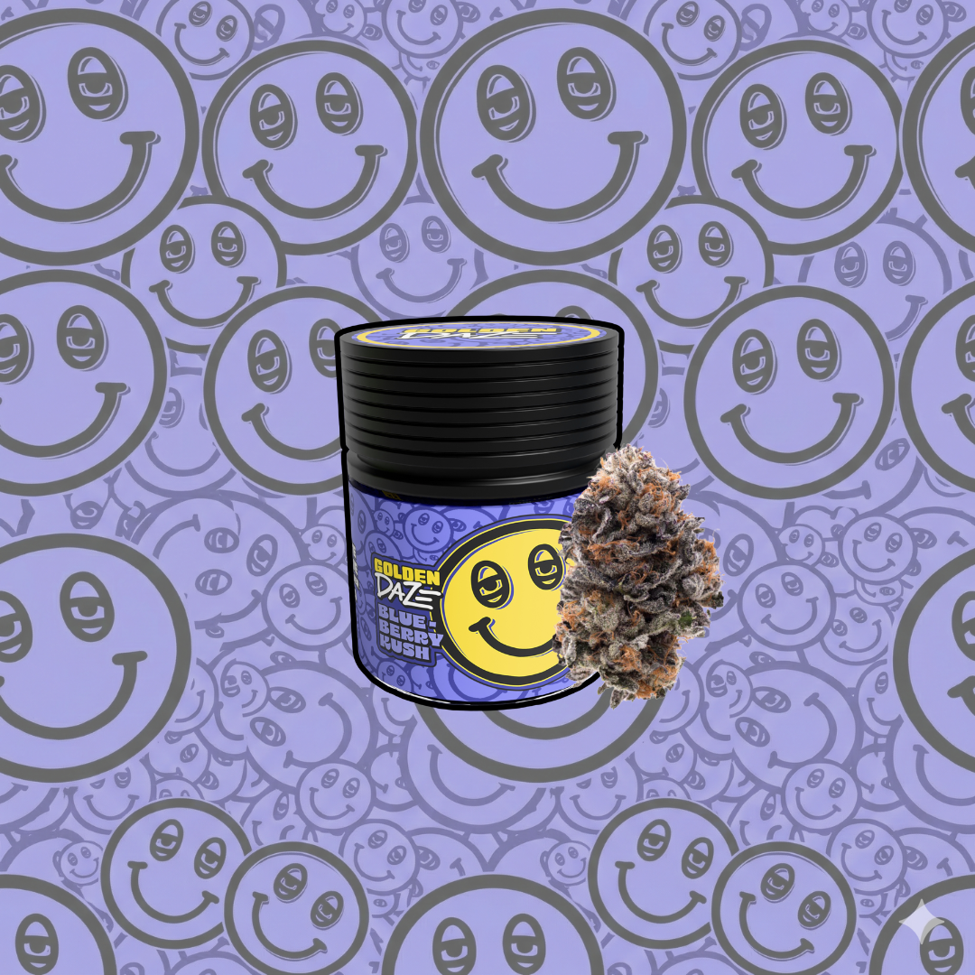 Blue Berry Kush • Flower Jar