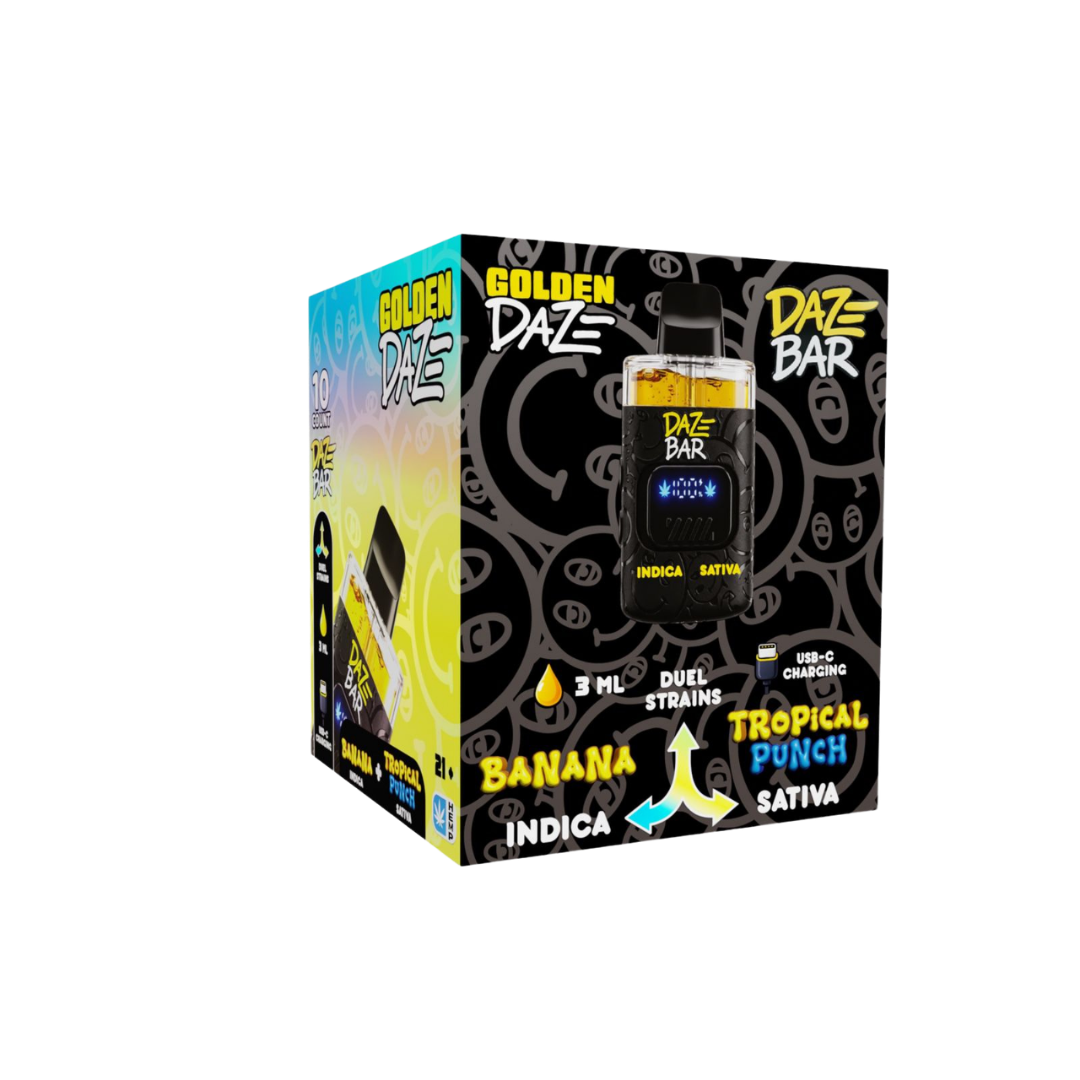 Banana & Tropical Punch • 3ml Dual Vape