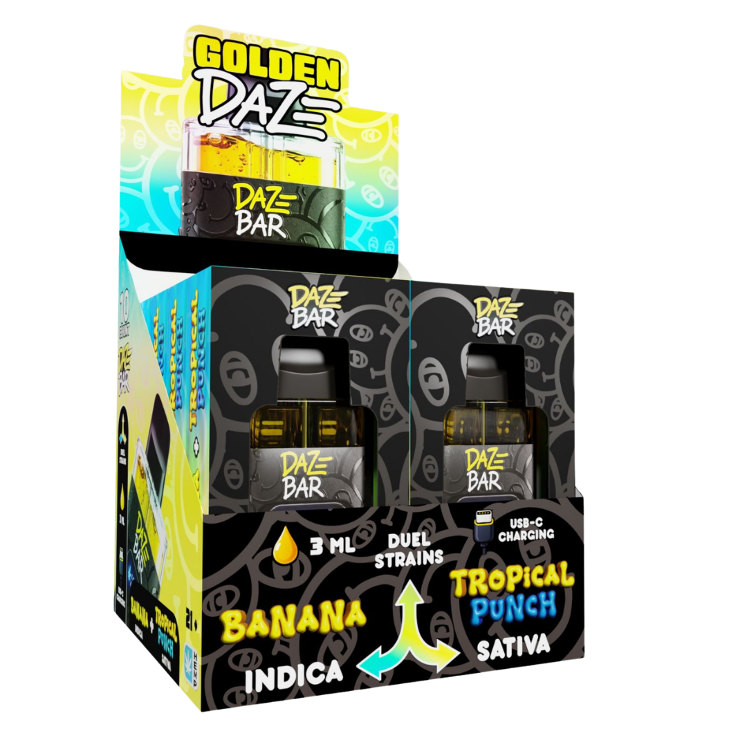 Banana & Tropical Punch • 3ml Dual Vape