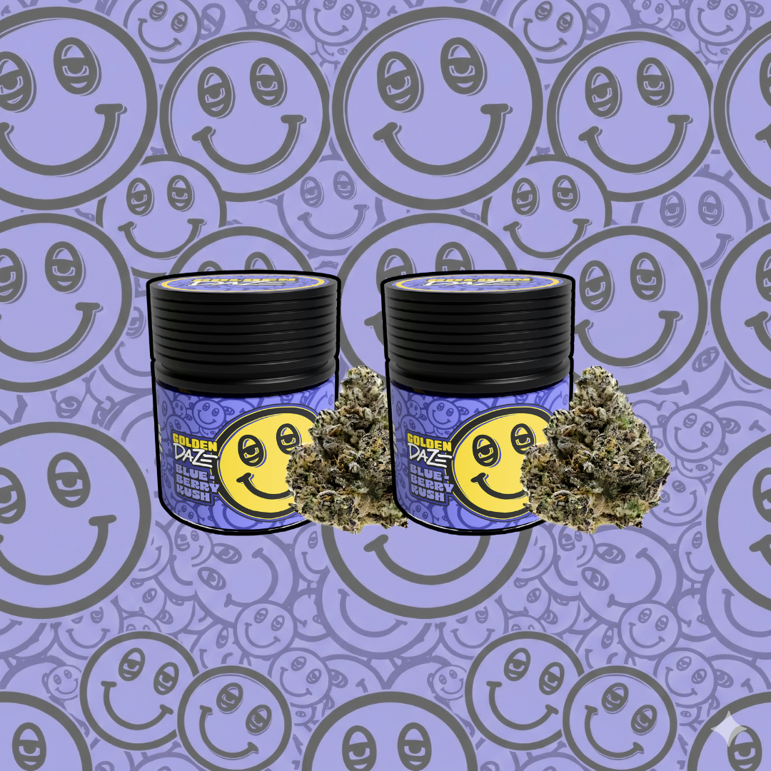 Blue Berry Kush • Flower Jar