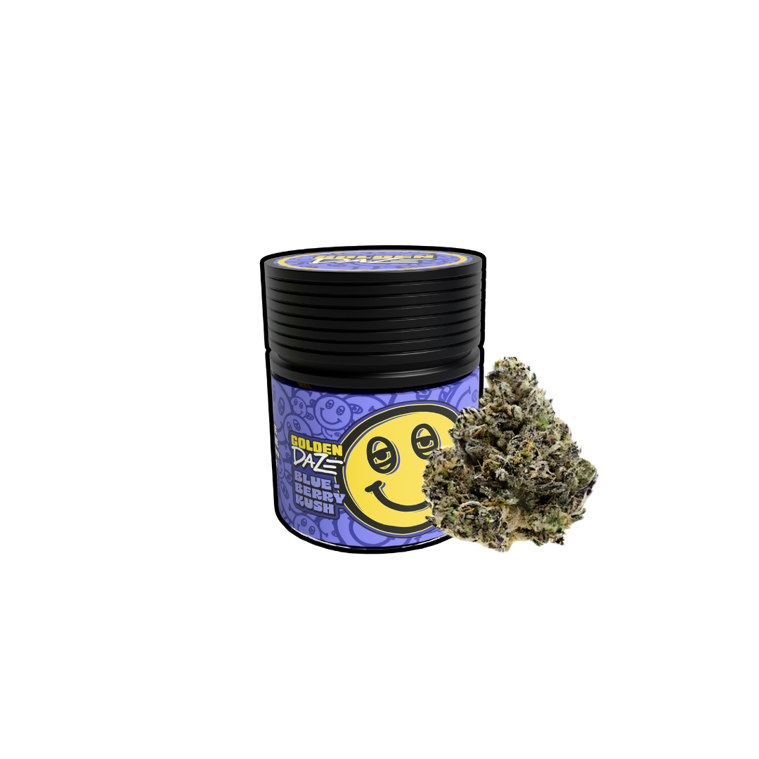 Blue Berry Kush • Flower Jar