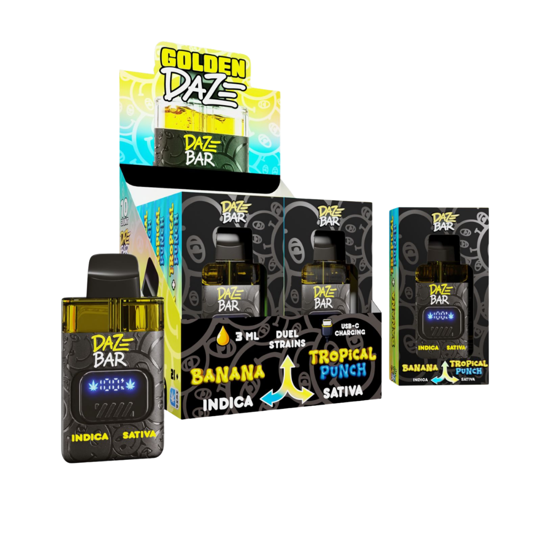 Banana & Tropical Punch • 3ml Dual Vape