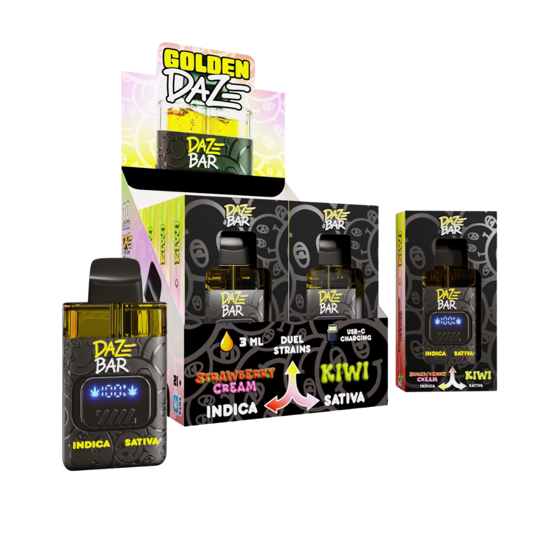 Strawberry Cream & Kiwi • 3ml Dual Vape