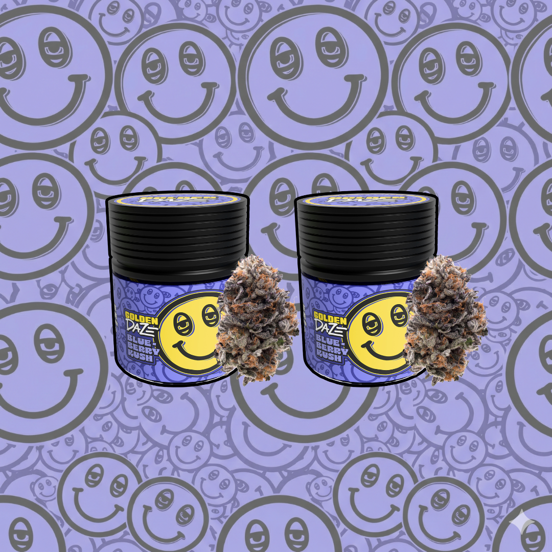 Blue Berry Kush • Flower Jar