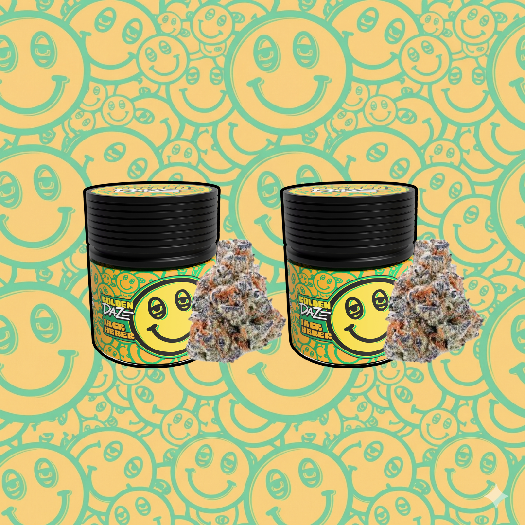 Jack Herer • Flower Jar – GoldenDazeHemp