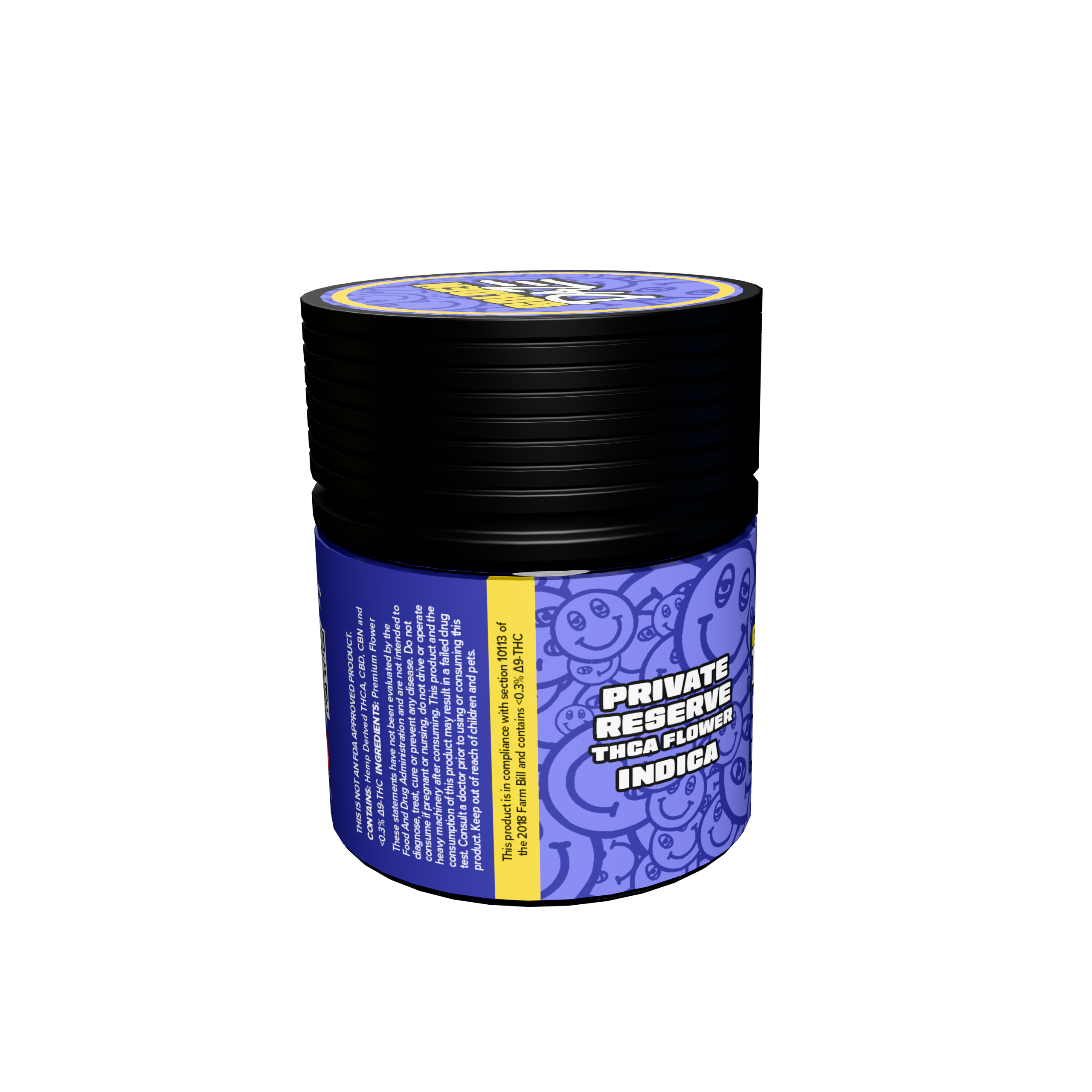 Blue Berry Kush • Flower Jar